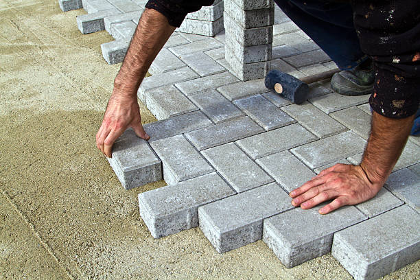 Residential Paver Driveway in Porters Neck, NC